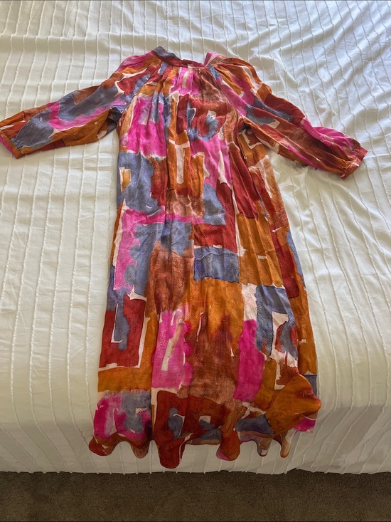 Anthropologie Dresses & Skirts - Maeve by Anthrolopologie Vibrant Colorful Print Long Maxi Dress, small